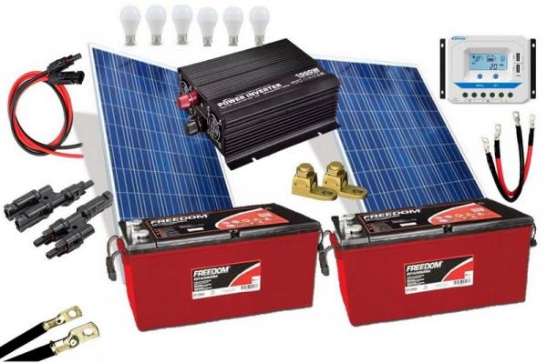 Kit Gerador de Energia Solar 310Wp - Gera Até 910Wh/dia - Upsolar