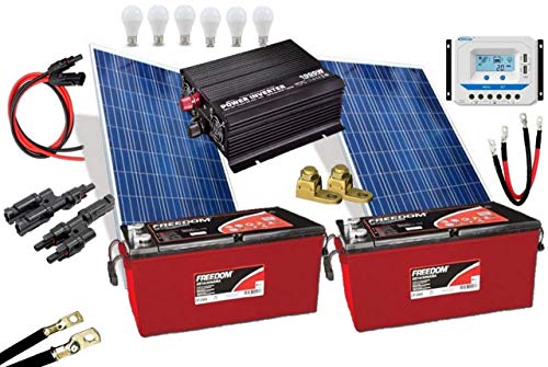 Kit Gerador de Energia Solar 310Wp - Gera Até 910Wh/dia