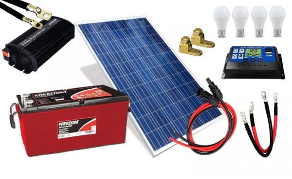 Kit Gerador de Energia Solar 155Wp - Gera Até 455Wh/dia - Upsolar