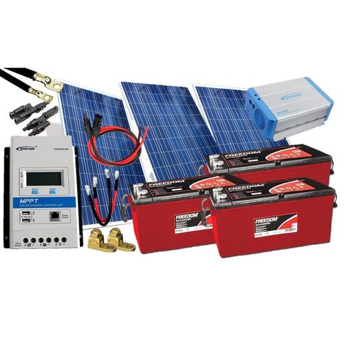 Kit Gerador de Energia Solar 450wp - Gera Até 1305wh/dia