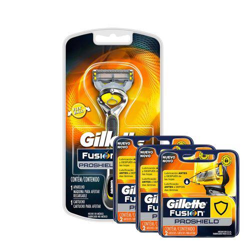 Tudo sobre 'Kit Gillette Fusion Proshield Aparelho + 6 Cargas'