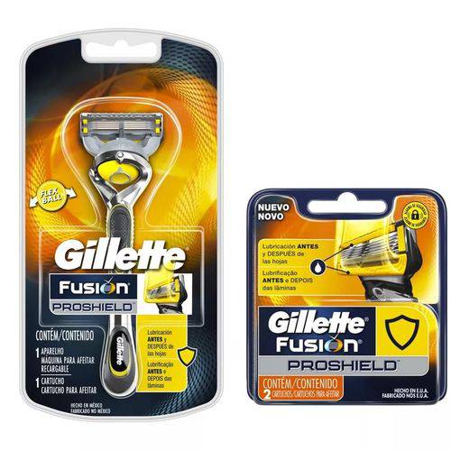 Tudo sobre 'Kit Gillette Proshield: 1 Aparelho + Carga com 2 Unidades'