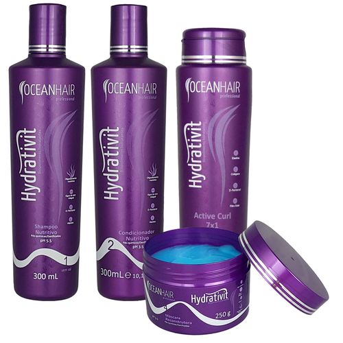 Kit Hidratação Cauterização Nutritivo Hydrativit Ocean Hair