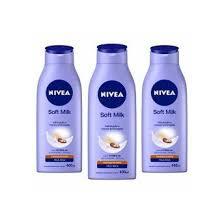 Kit 3 Hidratante Nivea Soft Milk 200ml