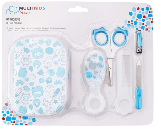 Kit Higiene Multikids Baby - Azul