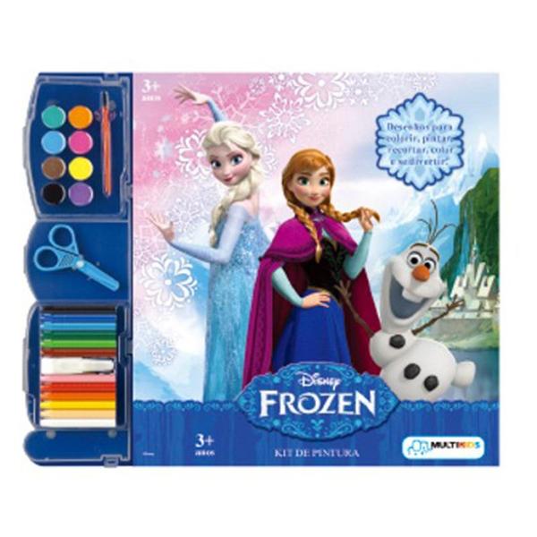 Kit Infantil de Pintura Frozen Br279 Multikids