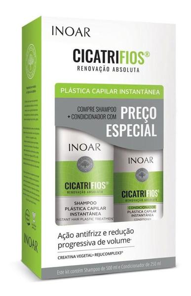 Kit Inoar Cicatrifios Shampoo 500ml e Condicionador 250ml
