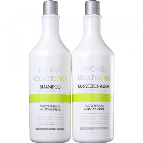 Kit Inoar Cicatrifios Shampoo e Condicionador - 2x1000ml