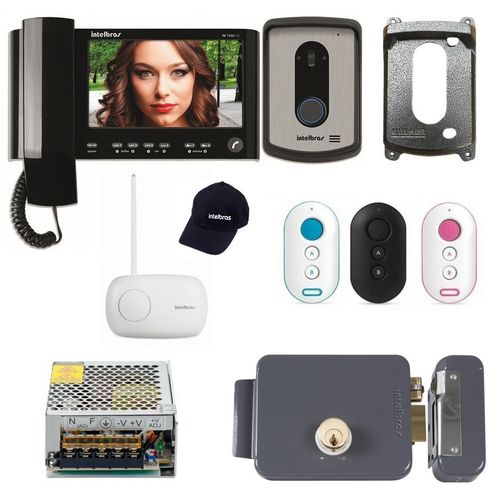 Kit Interfone Residencial Camera Video Porteiro Intelbras