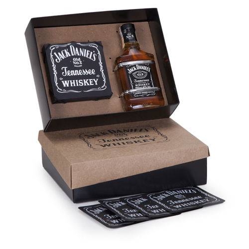 Kit Jack Daniel's 200ml + 4 Porta Copos