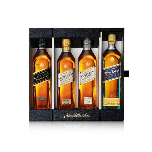 Kit Johnnie Walker The Collection 200ml 4 Unidades