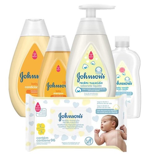 Kit Johnsons Baby Básico Recém-Nascido