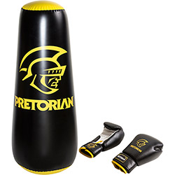 Tudo sobre 'Kit Junior Boxe Luva Torre Preta - Pretorian Performance'