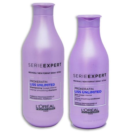 Tudo sobre 'Kit L’Oréal Professionnel Série Expert Liss Unlimited Shampoo 300ml + Condicionador 200ml'