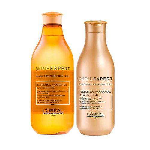 Tudo sobre 'Kit L’Oréal Professionnel Série Expert Nutrifier Shampoo 300ml + Condicionador 200m'