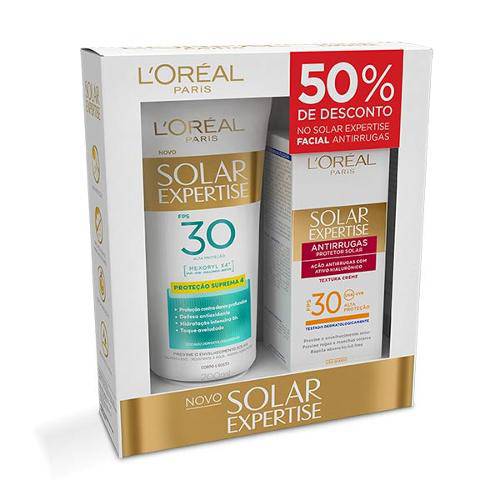 Kit L'Oréal Paris Protetor Solar Corporal Solar Expertise Fps 30