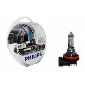 Kit Lâmpada Philips X-treme Vision H11 - 100% Mais Luz