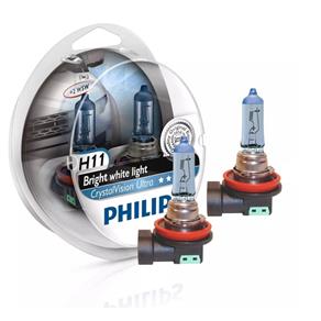 Kit Lâmpada Philips X-treme Vision H11 - 55w 12v - Par