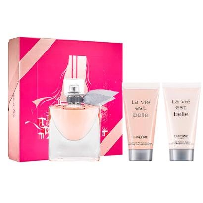 Kit Lancôme La Vie Est Belle Eau de Parfum 50ml + Gel de Banho + Loção Corporal Feminino