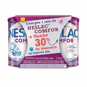 Kit 2 Latas Neslac Comfor - 2x800g