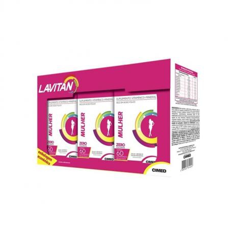 Kit Lavitan Mulher 3 Frascos 60 Comprimidos - Cimed