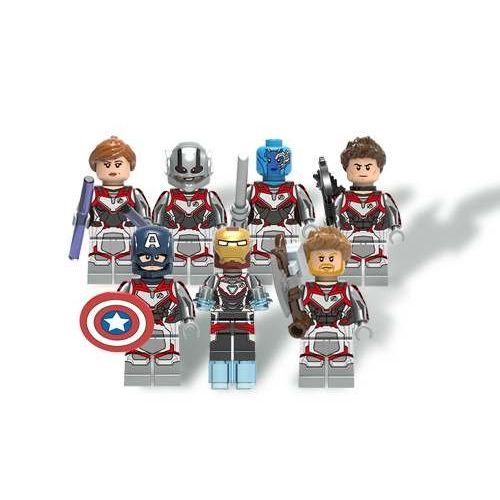 Kit Lego C/ 7 Bonecos Marvel Vingadores Ultimato Endgame