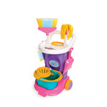 Kit Limpeza Infantil Cleaning Trolley Rosa