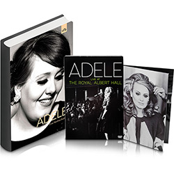 Kit Livro Adele + CD & DVD Live At The Royal Albert Hall
