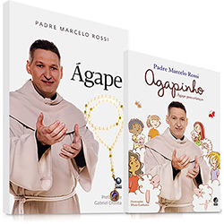 Kit Livro - Ágape + Agapinho + um Lindo Terço Exclusivo!!