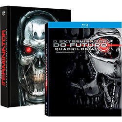 Kit - Livro: Exterminandor do Futuro + Blu-ray - Exterminador do Futuro: Quadrilogia