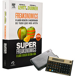 Kit - Livro - Freakonomics + Superfreakonomics (Edição Especial Exclusiva) + Calculadora Financeira HP12C - HP