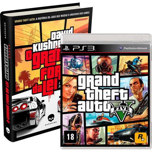 Kit - Livro o Grande Fora da Lei + Game GTA - PS3 (2 Volumes)