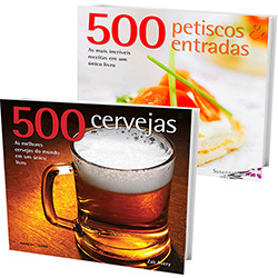 Kit Livros - 500 Petiscos & Entradas + 500 Cervejas