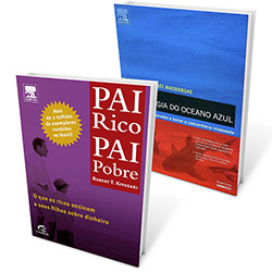 Kit Livros - a Estratégia do Oceano Azul + Pai Rico, Pai Pobre