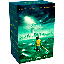 Kit Livros - Box Percy Jackson (5 Volumes) + os Arquivos do Semideus