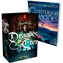 Kit Livros - Box Trilogia Dragões de Éter + Cemitério dos Dragões (4 Volumes)