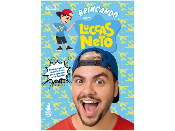 Boneco Luccas Neto 27cm - Rosita + Livro Brincando com Luccas Neto