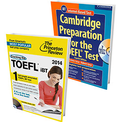 Kit Livros - Cambridge Preparation For The TOEFL Test + Cracking The TOEFL Ibt With Audio Exercises On Mp3 CD, 2014