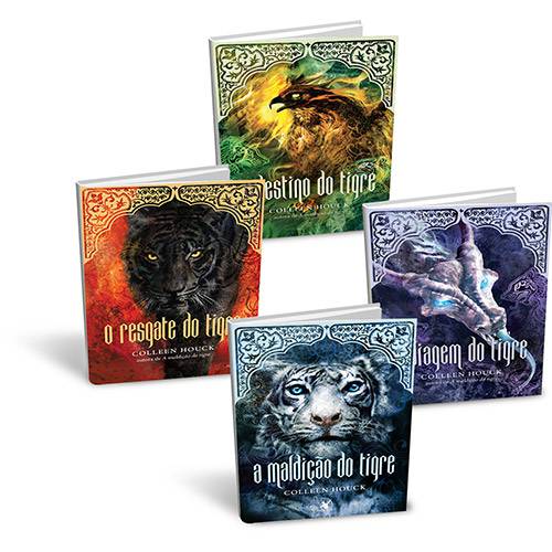 kit livros coleção a maldição do tigre 4 volumes