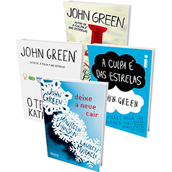 Kit Livros - Deixe a Neve Cair + a Culpa é das Estrelas + o Teorema Katherine + Cidades de Papel (4 Volumes)