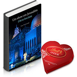 Kit Livros - Emoções - Livro um Show em Jerusalém + Chocolate Lindt Lindor Heart