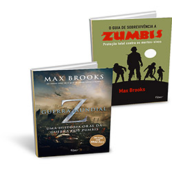 Kit Livros - Guerra Mundial Z + Guia de Sobrevivência a Zumbis