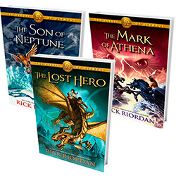 Kit Livros - Heroes Of Olympus: The Lost Hero + The Son Of Neptune + The Mark Of Athena