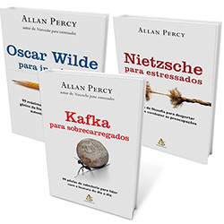 Kit Livros - Kafka para Sobrecarregados + Nietzsche para Estressados + Oscar Wilde para Inquietos