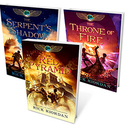 Kit Livros - Kane Chronicles Paperback Collection: The Red Pyramid + The Throne Of Fire + The Serpent's Shadow