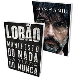 Kit Livros - Lobão: Manifesto do Nunca na Terra do Nada + 50 Anos a Mil