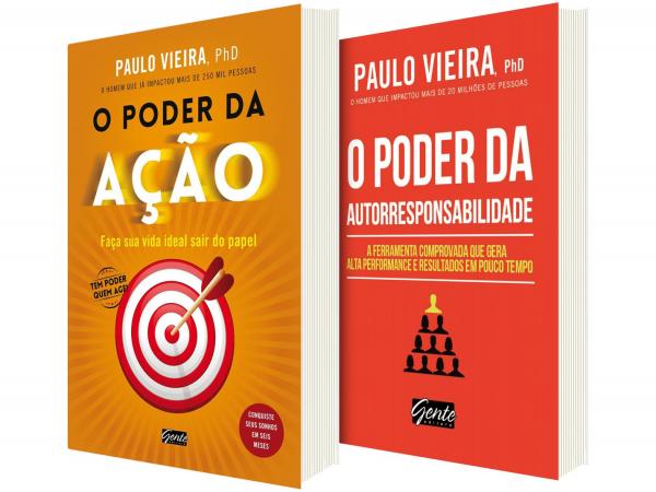 Tudo sobre 'Kit Livros o Poder da Autorresponsabilidade - Paulo Viera + o Poder da Ação'