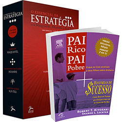 Kit Livros - Pai Rico, Pai Pobre + Histórias de Sucesso do Pai Rico + Box o Essencial da Estratégia (3 Volumes)