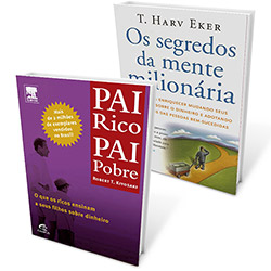 Kit Livros - Pai Rico, Pai Pobre + os Segredos da Mente Milionária