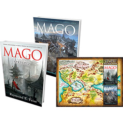 Kit Livros - Saga do Mago (2 Livros) + Mouse Pad